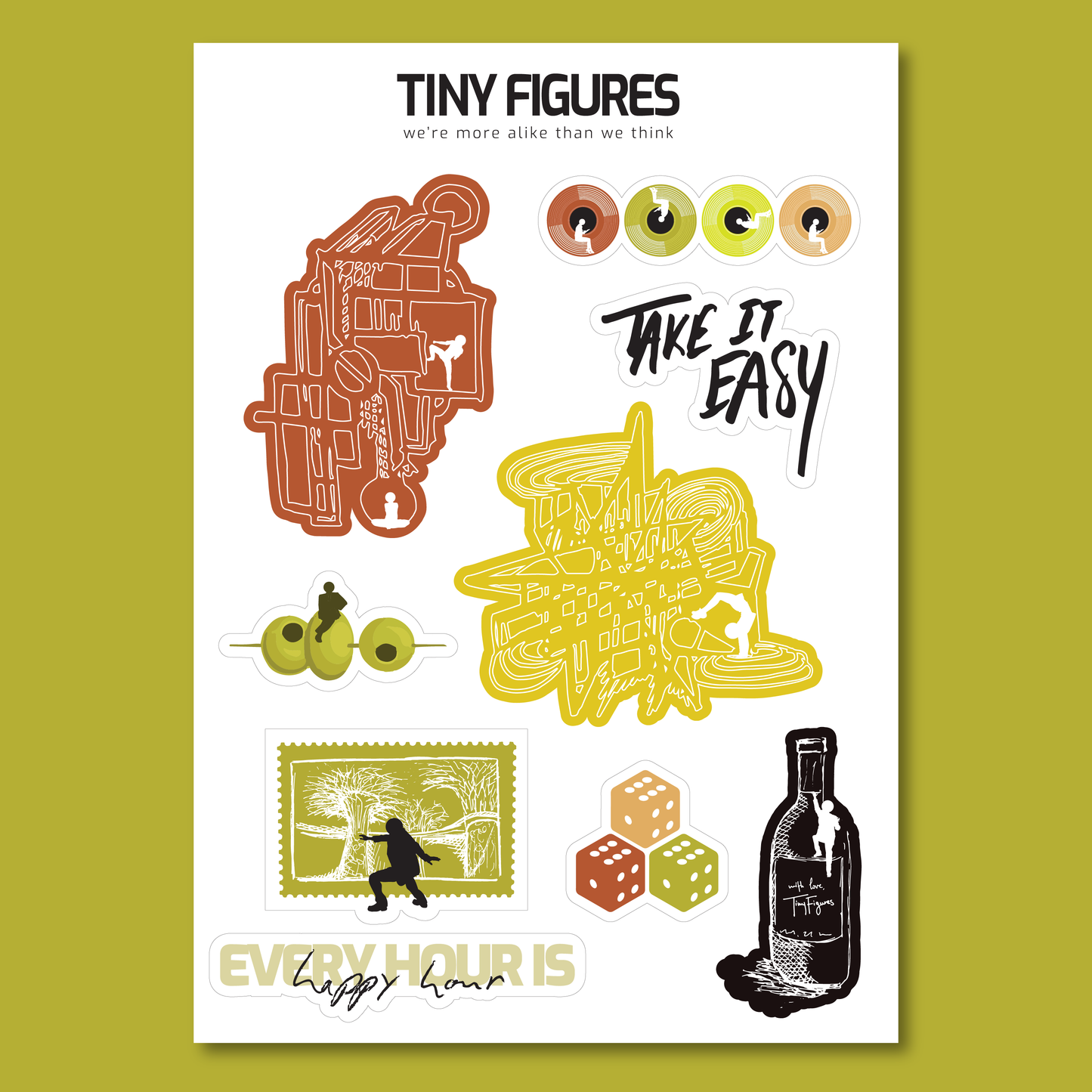 Chameleon Sticker Sheet