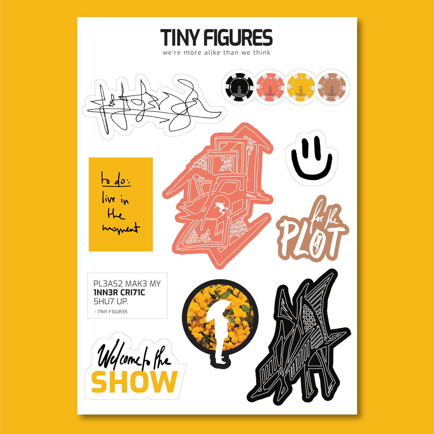 Optimist Sticker Sheet